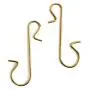 RuiLing 100pcs Metal S Hooks DIY Christmas Tree Decoration Pendants Ornaments Hanging Hooks Multi-Function S-Shaped Hook Hanger Gold RuiLing 100pcs Metal S Hooks DIY Christmas Tree Decoration Pendants Ornaments Hanging Hooks Multi-Function S-Shaped Hook Hanger Gold