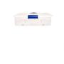 Homz Plastic Underbed Storage, Stackable Storage Bins with Blue Latching Handles, 60 Quart, Clear, 2-Pack Homz Plastic Underbed Storage, Stackable Storage Bins with Blue Latching Handles, 60 Quart, Clear, 2-Pack