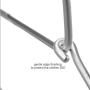 KOOBAY 30Pack 12.6inch Silver Metal Hangers Non Slip Suit Coated Wire Aluminum Children Storage Baby Hangers