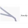 Iddefee Clothes Hanger Pack of 20 Blue Thicken Non-Slip Plastic Hangers-3818cm Closet Organizer Pants Hangers (Color : Blue, Size : 3818cm)