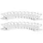 24 Plastic Multi-Purpose Hanger Clips. Add it to Your Hanger to Easily Clip On Clothing. Made in The USA. (24 Hanger Clips)