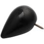 Vosarea Wall Hanging Hooks Wooden Water Drop Shaped Coat Hat Clothes Heavy Duty Hanger Raindrop Hooks