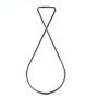 NX Garden 50pcs Figure 8 Ceiling Hook Clips 2.5" Metal Hook 10 lbs Load Bearing Drop Suspended Ceiling Hanger Clips