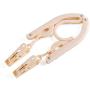 Studyset Portable Folding Travel Hanger Detachable Clips Foldable Non-Slip Clothes Hanger Beige with Clips