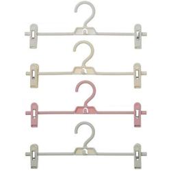 Creative Adult Retractable Stacking Pants Hangers for Clothes Wall Hanger Plastic Pants Folder Clothes Hanger Bra 10pcs Random Color