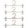 Creative Adult Retractable Stacking Pants Hangers for Clothes Wall Hanger Plastic Pants Folder Clothes Hanger Bra 10pcs Random Color