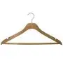 NAHANCO SL70017WB20 17" Slim Line Space Saving Wooden Suit Hanger with Pant Bar (Pack of 20) Natural NAHANCO SL70017WB20 17" Slim Line Space Saving Wooden Suit Hanger with Pant Bar (Pack of 20) Natural