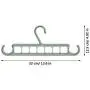 10pcs Random Color Multifunction Wardrobe Space Saving, 9-Hole Magic Clothes Hanger Closet Storage Vertical Organizer Coat Hanger with Hook 10pcs Random Color Multifunction Wardrobe Space Saving, 9-Hole Magic Clothes Hanger Closet Storage Vertical Organizer Coat Hanger with Hook