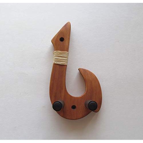 Ukulele Wall Mount Hanger, Hawaiian Fish Hook, Luau Party Instrument Holder