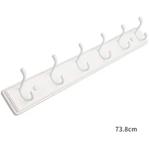 Clothes Hook Hanger Wall Hanging Bedroom Wall Shelf Door Back Hook Coat Hook Creative Coat Hook Wall White (Size : 73.8cm) Clothes Hook Hanger Wall Hanging Bedroom Wall Shelf Door Back Hook Coat Hook Creative Coat Hook Wall White (Size : 73.8cm)