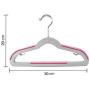 RYYAIYL Extra Strong 10 Pack Plastic Hangers for Baby and Kids, Durable Children Clothes Hangers with Non-Slip Pads, Great for Any Baby Clothes/11.8x7.87inches (Color : Blue)