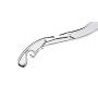 SSWBasics Dress Hangers - Clear Plastic - 17 inch - Case of 20