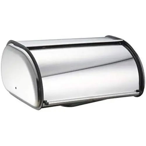 Hli-SHJHsmu Stainless Steel Bread Boxes Storage Bin Kitchen Cake Food Container Bread Holder Kitchen Tool Hli-SHJHsmu Stainless Steel Bread Boxes Storage Bin Kitchen Cake Food Container Bread Holder Kitchen Tool