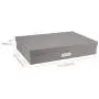 Bigso Sverker Fiberboard Legal/Art Storage Box, 3.3 x 17.1 x 12.2 in, Grey Bigso Sverker Fiberboard Legal/Art Storage Box, 3.3 x 17.1 x 12.2 in, Grey