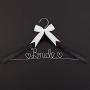 Ella Celebration Bride to Be Wedding Dress Hanger Wooden and Wire Hangers for Gown (Black with Silver Wire) Ella Celebration Bride to Be Wedding Dress Hanger Wooden and Wire Hangers for Gown (Black with Silver Wire)
