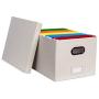 Internets Best Collapsible File Storage Organizer Boxes with Lid | Decorative Linen Hanging Filing & Storage Office Boxes | Letter/Legal | Strong Durable | Toys Blankets Binders | Cream | 1 Pack Internets Best Collapsible File Storage Organizer Boxes with Lid | Decorative Linen Hanging Filing & Storage Office Boxes | Letter/Legal | Strong Durable | Toys Blankets Binders | Cream | 1 Pack