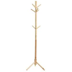 Coat Rack, pollyhb Wooden Free-standing Coat Rack for Hats Scarves Clothes and Handbags, Tree Shape Hangers Rack with 9 Hook-painted