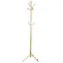 Coat Rack, pollyhb Wooden Free-standing Coat Rack for Hats Scarves Clothes and Handbags, Tree Shape Hangers Rack with 9 Hook-painted