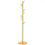 Dika UK Coat Racks Free Standing Wooden Solid Wood Coat Rack Landing Simple Clothes Hanger Bedroom Finishing Rack Living Room Storage Rack Hanging Clothes(Square Columns Section)