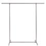 FDInspiration Silver 51.6" Steel Garment Rack Single Bar Clothes Hanger with Ebook