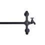 Industrial Pipe Bathroom Towel Rack-Coat Hat Hook-Bedroom Storage Hanger-Iron Pipe Bracket 40inch
