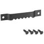 uxcell Sawtooth Picture Hangers, 2 3/5 Inch Double Hole with Screws for Frame Hanging, 30 Pcs (Black)