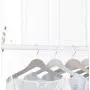 SAASNY Standard Plastic Hangers,20 Brown 38cm Plastic Non Slip 2 Notched Clothes Coat Garment Top Dress Hangers for Drying and Storage SAASNY Standard Plastic Hangers,20 Brown 38cm Plastic Non Slip 2 Notched Clothes Coat Garment Top Dress Hangers for Drying and Storage