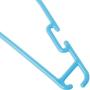 Adaap 10 Pcs Color Plastic Childrens Hangers Non-Slip Storage Clothes Save Space and Durable 27×15cm