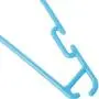 Adaap 10 Pcs Color Plastic Childrens Hangers Non-Slip Storage Clothes Save Space and Durable 27×15cm