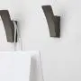 aXXcssqw9b Self Adhesive Coat Hook - Wall Mounted Clothes Towel Hat Hanger Holder Bathroom Kitchen Firm Hook Home Organizer Satin Golden 6286