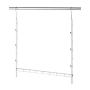 Organize It All Durable Chrome Closet Doubler (1346W)