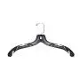NAHANCO 2507 Plastic Dress Hanger, Medium Weight, 17", Black (Pack of 100) NAHANCO 2507 Plastic Dress Hanger, Medium Weight, 17", Black (Pack of 100)