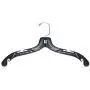 NAHANCO 2505 Plastic Dress Hanger, Middle Heavy Weight, 17", Black (Pack of 100) NAHANCO 2505 Plastic Dress Hanger, Middle Heavy Weight, 17", Black (Pack of 100)