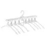 EvaroFly Multipurpose Folding Hanger, Save Space Storage Clothes Hanger, Household Travel -White 52x42cm
