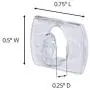 Command Clear Mini Light Clips, 45 Clips, 54 Strips - Easy to Open Packaging, Decorate Damage-Free Command Clear Mini Light Clips, 45 Clips, 54 Strips - Easy to Open Packaging, Decorate Damage-Free