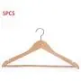 5 Pcs Wooden Adult Clothes Hangers for Jeans Pants Coat Hanger Home Storage Holder Dress Long Racks 5 Pcs Wooden Adult Clothes Hangers for Jeans Pants Coat Hanger Home Storage Holder Dress Long Racks
