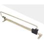 clothes hanger Retractable Wardrobe Rail Towel Coat Racks Closet Rod Shower Rod Towel (Silver,250mm)