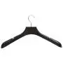 CHAONAO Black Suit Hangers Plastic Non-Slip Wide Shoulder Clothes Hanger for Coats, Jacket, Pants, and Dress Clothes,A,40pcs