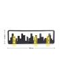 Skyline Design Decorative Multi Wall Mounted Hook with 5 Flip-Down Hooks Wall Decor Clothes Hanger for Storage Key Bag Umbrella