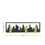 Skyline Design Decorative Multi Wall Mounted Hook with 5 Flip-Down Hooks Wall Decor Clothes Hanger for Storage Key Bag Umbrella