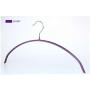 DNJKSA PVC Coated Cloth Hangers/Metal Semicircle Hanger (10 Pieces/Lot)(Random Color)