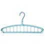 Hasde 11 Holes Clothes Hanger Organizer Rotatable Windproof Drying Racks Plastic Folding Wardrobe Storage Rack Hangers