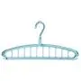 Hasde 11 Holes Clothes Hanger Organizer Rotatable Windproof Drying Racks Plastic Folding Wardrobe Storage Rack Hangers