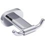 HomGif Double Towel Robe Hook Dual Clothes Hanger Holder Heavy Duty Wall Mounted for Bathroom Shower Kitchen Polished Chrome