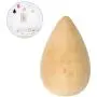 Vosarea Wall Hanging Hooks Wooden Water Drop Shaped Coat Hat Clothes Heavy Duty Hanger Raindrop Hooks