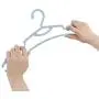 PUEEPDEE Hangers Plastic Hangers Clothing Pants Skirt Hangers Suit Clothes Hangers Everyday Standard Use Clothing Hangers 20 Pack Suit/Shirt/Dress Hangers (Color : Blue, Size : 40X18CM)