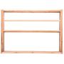 TKI-S Household Clothes Drying Rack - Bamboo Hangers - Heavy Duty Cloth Drying Rack Folding Wooden Balcony Patio Clothes Drying Rack