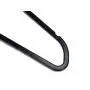 Quality Plastic Non Velvet Non-Flocked Hangers Black Swivel Hook- (50)