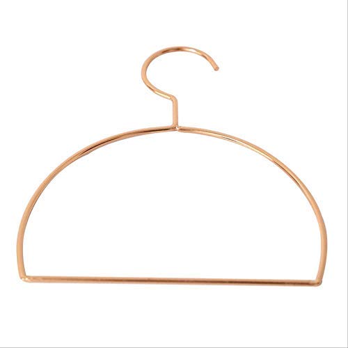 KIPB Clothes Hanger Semicircle Shape Tie Bedroom Coat Belts Shop Organizer Holder Scarf Metal Storage Rack Towel Home Rose Gold