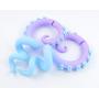 Menhera Fairy Kei Yami Kawaii Sweet Lolita Tentacle Earrings Pastel Creepy Jewelry Harajuku Disney Fake Faux Gauge Plug Goth Ear Hangers Kpop Anime Decora Octopus Tunnels Stretchers Tapers Piercings